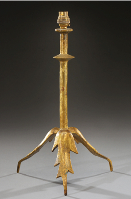 Fondation Giacometti -  Lampe modèle « trépied à feuilles », première version