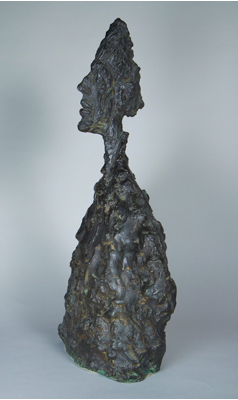 Fondation Giacometti -  [Buste de Diego (tête plate)]