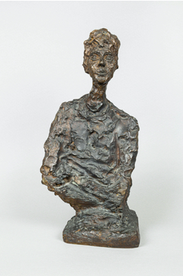 Fondation Giacometti -  [Buste de femme aux bras croisés (Francine Torrent)]