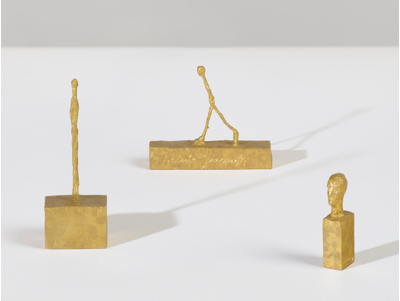 Fondation Giacometti -  [Projet pour la Chase Manhattan Plaza : Homme qui marche, Femme debout, Tête sur socle]