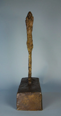 Fondation Giacometti -  Figurine au grand socle