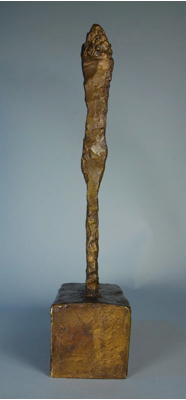 Fondation Giacometti -  Figurine au grand socle