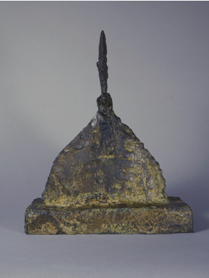 Fondation Giacometti -  Buste mince sur socle [dit Aménophis]