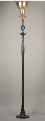 Fondation Giacometti -  Lampadaire modèle « figure »