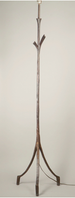 Fondation Giacometti -  Lampadaire modèle « feuille »