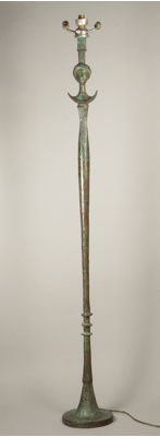 Fondation Giacometti -  Lampadaire modèle « figure »