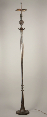 Fondation Giacometti -  Lampadaire modèle « figure »