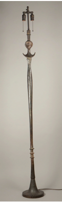 Fondation Giacometti -  Lampadaire modèle « figure »