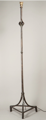 Fondation Giacometti -  Lampadaire modèle « osselet », deuxième version