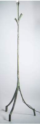 Fondation Giacometti -  Lampadaire modèle « feuille »