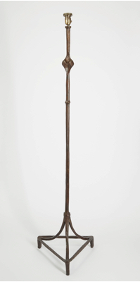 Fondation Giacometti -  Lampadaire modèle « osselet », première version