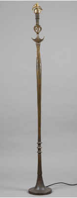 Fondation Giacometti -  Lampadaire modèle « figure »