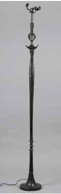 Fondation Giacometti -  Lampadaire modèle « figure »