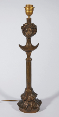 Fondation Giacometti -  Lampe modèle « tête »