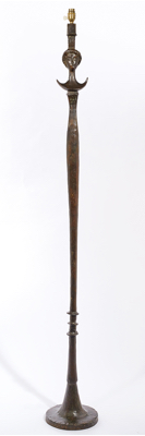 Fondation Giacometti -  Lampadaire modèle « figure »