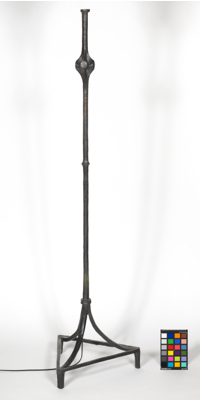 Fondation Giacometti -  Lampadaire modèle « osselet », deuxième version