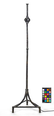 Fondation Giacometti -  Lampadaire modèle « osselet », deuxième version