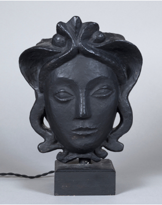 Fondation Giacometti -  Lampe modèle « masque coiffure »