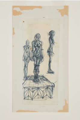 Fondation Giacometti -  Trois figures debout