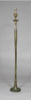 Fondation Giacometti -  Lampadaire modèle « figure »