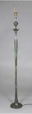 Fondation Giacometti -  Lampadaire modèle « figure »