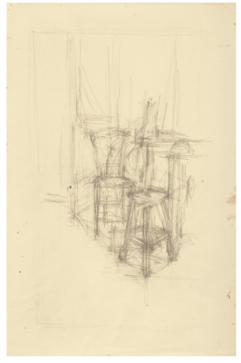 Fondation Giacometti -  Intérieur (recto) / Atelier (verso)