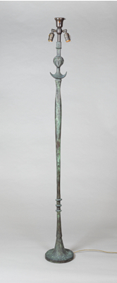 Fondation Giacometti -  Lampadaire modèle « figure »