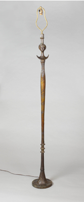 Fondation Giacometti -  Lampadaire modèle « figure »