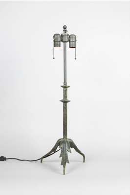 Fondation Giacometti -  Lampe modèle « trépied à feuilles », première version