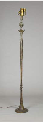 Fondation Giacometti -  Lampadaire modèle « figure »