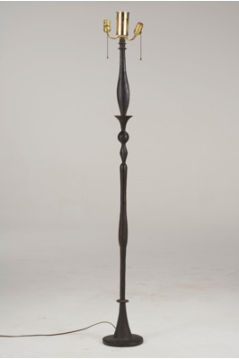 Fondation Giacometti -  Lampadaire modèle « grande feuille » [version fine]