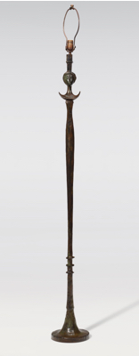 Fondation Giacometti -  Lampadaire modèle « figure »