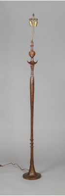 Fondation Giacometti -  Lampadaire modèle « figure »