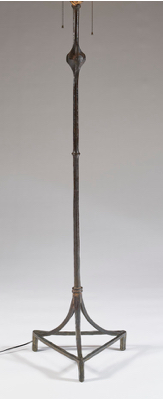 Fondation Giacometti -  Lampadaire modèle « osselet », deuxième version